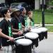 The Huron High School Drum Line performs in a Memorial Day Parade on Monday, May 27. Ben Freed I AnnArbor.com